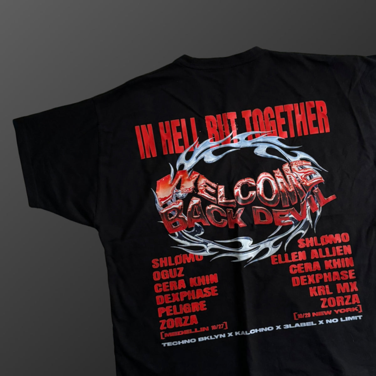 Back Devil Oversized T-Shirt -